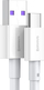 Kabllo USB Baseus CATYS-02, USB-A në USB-C, 1 m, 66W, e bardhë