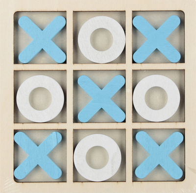 Lojë tavoline Mega Creative Tic Tac Toe 547579, dru, për fëmijë 3+, shumëngjyrëshe