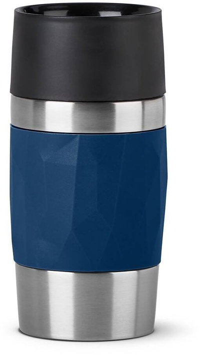 Termus Emsa Travel Mug Compact, 0.3L, me dy shtresa izolim, blu e errët