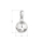 Varëse argjendi Silver Pendant Ball 64013, dizajn top futbolli, argjend e argjendtë