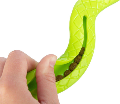 Lodër për qen TRIXIE Snack Snake, 27 cm, e gjelbër