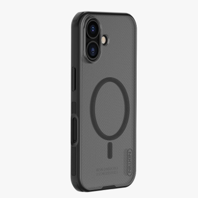 Kapak telefoni Nillkin Super Frosted Shield Magnetic për iPhone 17 dhe 17 Air, MagSafe, TPU PC, i zi