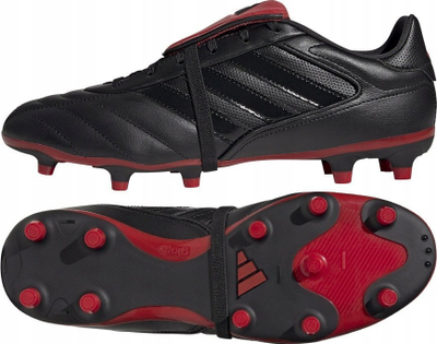 Këpucë futbolli adidas Copa Mundial, lëkurë natyrale, fushë natyrale, të zeza