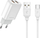 Karikues muri Jellico EU02, 2 porta USB, 2.4A, i bardhë