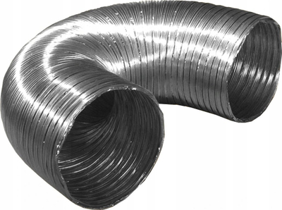 Gyp fleksibël alumini Vents Aluminum Duct, 160 mm, 3 m, ngjyrë natyrale