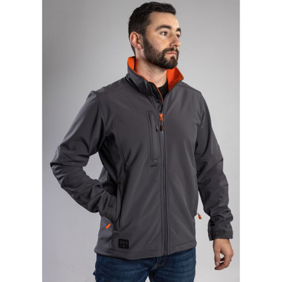 Xhaketë softshell Helly Hansen Kensington, rezistente ndaj erës, madhësia S, gri e errët