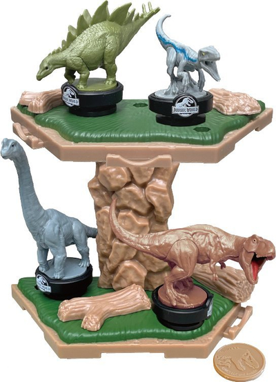 Loja me tavolinë EPOCH Jurassic World Earthquake 7511, lojë balancimi, për kalamaj 4+