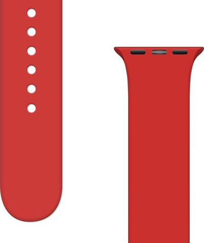 Rrip ore ILike APS Silicone për Apple Watch 38 40 41mm, silikon, i kuq