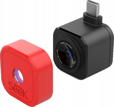 Макро објектив SeeK за термална камера Seek Thermal Nano, за блиски инспекции, црн