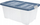 Kuti ruajtje Storage Solutions, 39L, me rrota, me kapak që mbyllet, transparente