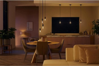 Llampë smart Philips Hue E27 WA 7W Filament ST64, LED, dritë e bardhë e ngrohtë