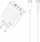 Karikues muri GaN 65W, 2x USB‑C, USB‑A, me kabllo USB‑C