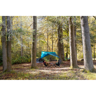 Tendë kampingu ENO SunFly Shade, 2.7 x 2.7 m, UPF 30, blu deti