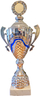 Gotë sportive Victoria Sport Metal Cup, metalike, 13679510, argjend me blu