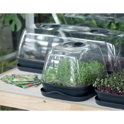 Miniserë Respana Table Greenhouse, 51.5cm, plastike, antracit