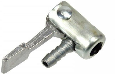 Fizë metalike për pompë GEKO, majë vetë-bllokuese, për tub 8 mm, argjendtë