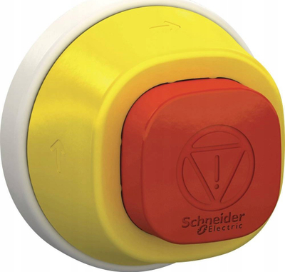 Kokë butoni emergjence Schneider Electric Harmony XB5 ZB5AS84W2B, 32mm, LED 24V, e kuqe