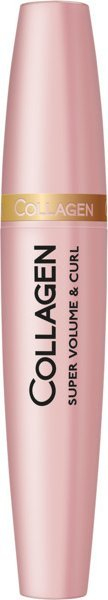 Rimel Dermacol Collagen, volumizues dhe harkues, 12ml, i zi