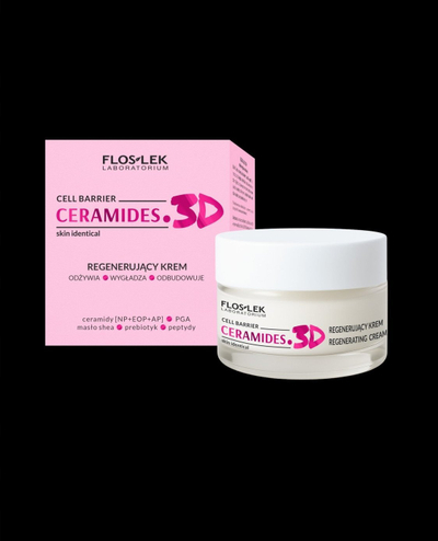 Krem fytyre Floslek Ceramides 3D Regenerating, 50ml, për rigjenerim