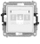 Mekanizëm prizë multimedia KARLIK ICON 25IGM-1P, 1 modul Keystone, e bardhë mat