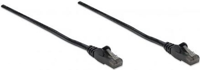 Kabllo Intellinet Network Solutions Patchcord U/UTP 342056, Cat6, 1.5m, e zezë