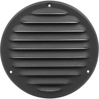 Rrjetë ventilimi Euro3plast MR125A, metal, 125 mm, antracit