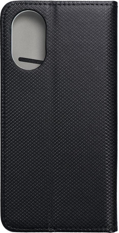 Futrollë libër Smart Case për Oppo A18 A38, magnet, me xhep, e zezë