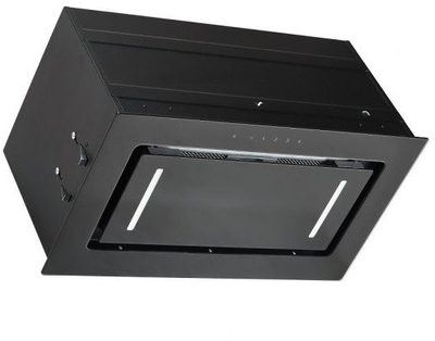 Aspirator i integrum Vlano BREEZE 52, me pult, me dritë LED, i zi
