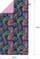 Peshqir mikrofiber Nils Extreme NCR14 Jungle, 160x80cm, shumëthithës, shumëngjyrësh
