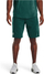Кратки панталони за мажи Under Armour Rival Terry Lounge, мек памук, со џебови, зелени