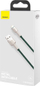 Kabllo USB Baseus USB A në Lightning, 2 m, 2.4A, jeshile
