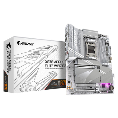 Motherboard Gigabyte X870 AORUS ELITE WIFI7 ICE, AM5, DDR5, ATX