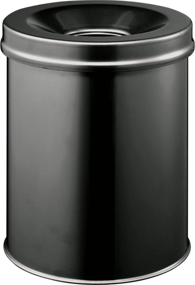 Koshi për mbeturina Durable 330501, 15L, metalik, i zi