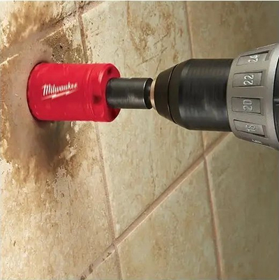 Sharrë cilindrike Milwaukee Diamond Plus 49-56-5630, 1.1/2" 38mm, për xham dhe pllaka, e kuqe