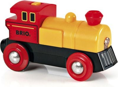 Lokomotivë lodër Brio Two-Way Battery Powered Engine 33594, shumëngjyrëshe