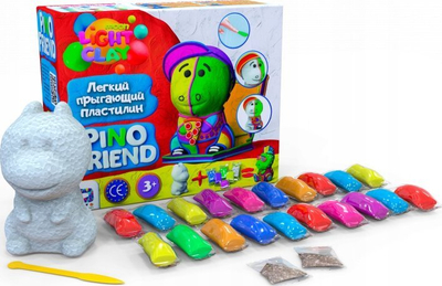 Set plasteline Moon Light Clay Pino Friend, plastelinë kërcece, 3+, shumëngjyrësh