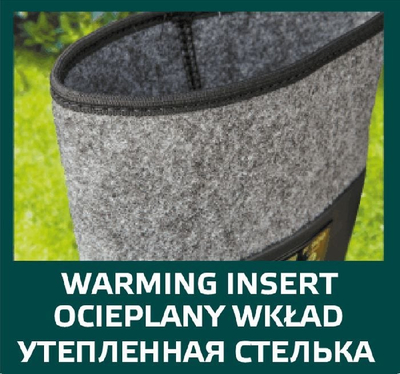 Çizme pune Verto 15G901, PVC me filc, nr. 40, jeshile