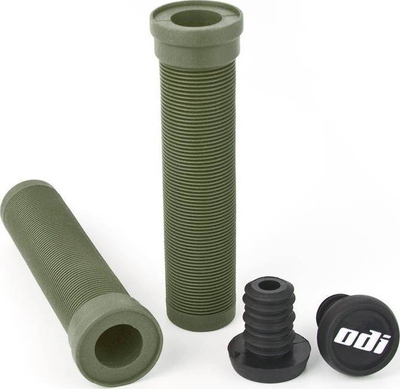 Doreza timoni biçiklete ODI Longneck SLX, BMX MTB, gome e butë, jeshile army
