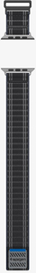 Rrip ore Spigen Fabric Band, për Apple Watch 44mm 45mm 46mm 49mm, najlon tekstil, mbyllje me velkro, i zi