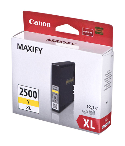 Kartrixh boje Canon PGI2500XLY, XL, 19ml, i verdhë