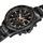 Orë dore Maserati Sfida R8873640011, kronograf, 45mm, çelik i zi