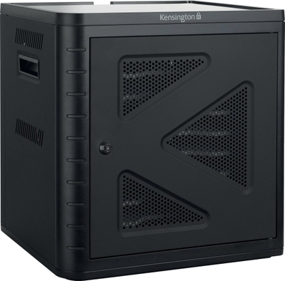 Dollap karikimi Kensington Charging Cabinet USB C, për laptop dhe tablet, me bravë sigurie, i zi