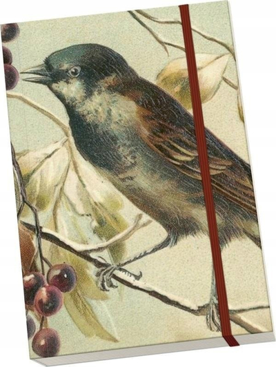 Fletore dekorative Skona Ting 117 “Little Bird on a Branch”, format A5, 140 faqe, me ngjyra