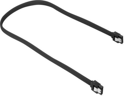 Kabllo Sharkoon SATA III, 30 cm, e zezë