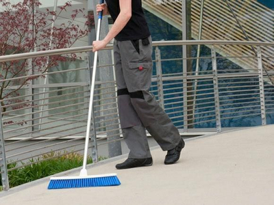 Kokë fshese Vikan 111533, fije të forta, 50cm, blu