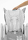 Karrige e lartë Chicco Polly 2 Start 3in1 Foxy, e rregullueshme, me tabaka, gri