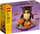 Lodër ndërtimi LEGO Seasonal Halloween Owl 40497, 228 pjesë, dekor festiv, shumëngjyrëshe