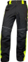 Pantallona dimri pune Ardon NEON H6471, xhep për gjunjëza, reflektuese, të zeza me neon, XL