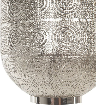Lampë varëse MARINGA, metal, stil maroken, argjend