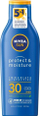 Losion për diell Nivea Sun Protect & Moisture SPF30, 200 ml, për lëkurë të hidratuar